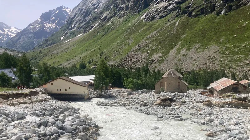 bérarde inondée