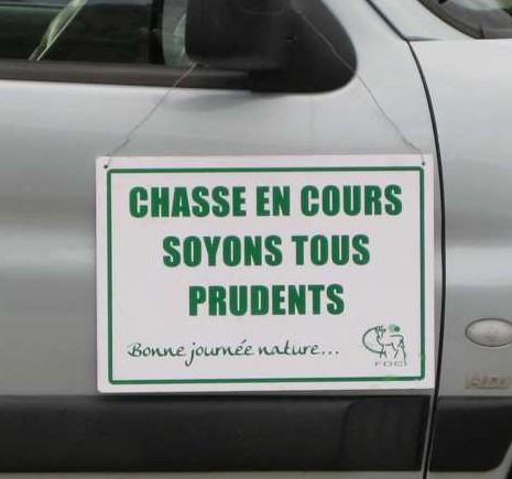 Chasse, prudence